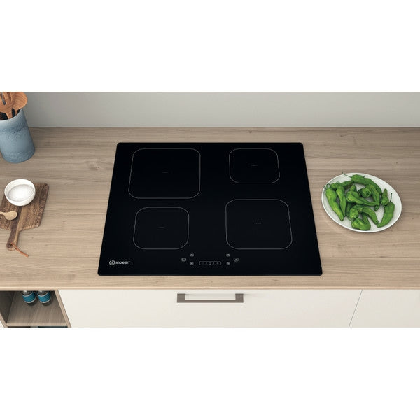 Indesit 60CM 4 Zone Induction Glass Ceramic Hob - Black | IS83Q60NE from Indesit - DID Electrical