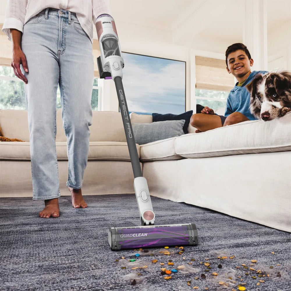 Shark Detect Pro 0.4L Cordless Vacuum Cleaner - White &amp; Beats Brass | IW1511UK from Shark - DID Electrical