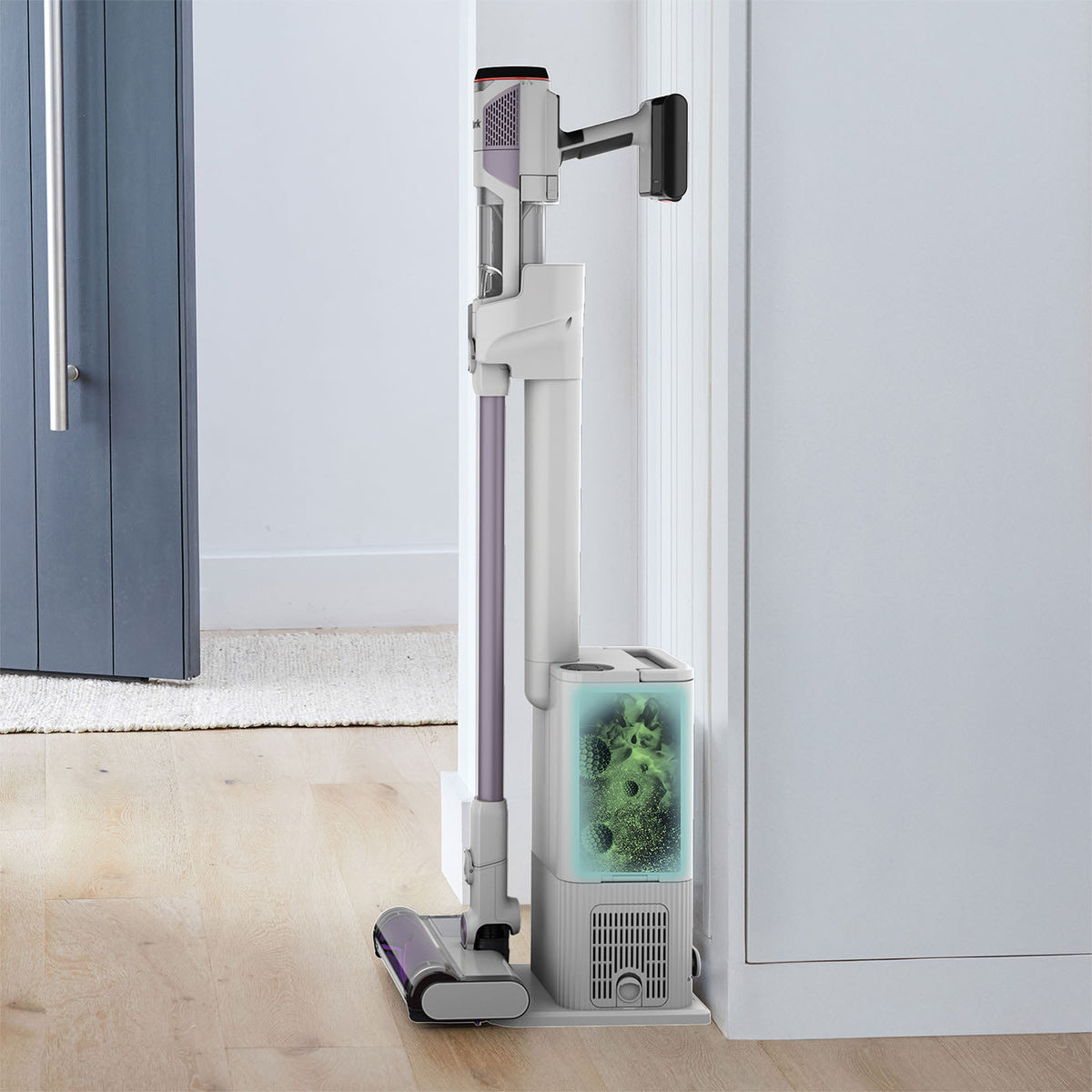 Shark Detect Pro 1.3L Cordless Vacuum Cleaner - White &amp; Ash Purple | IW3510UK from Shark - DID Electrical