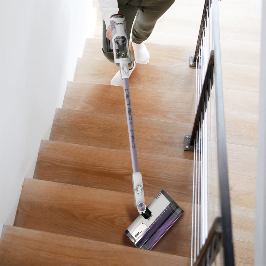 Shark Detect Pro 1.3L Cordless Vacuum Cleaner - White &amp; Ash Purple | IW3510UK from Shark - DID Electrical