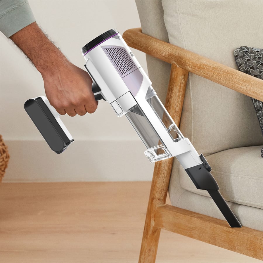 Shark Detect Pro 1.3L Cordless Vacuum Cleaner - White &amp; Ash Purple | IW3510UK from Shark - DID Electrical