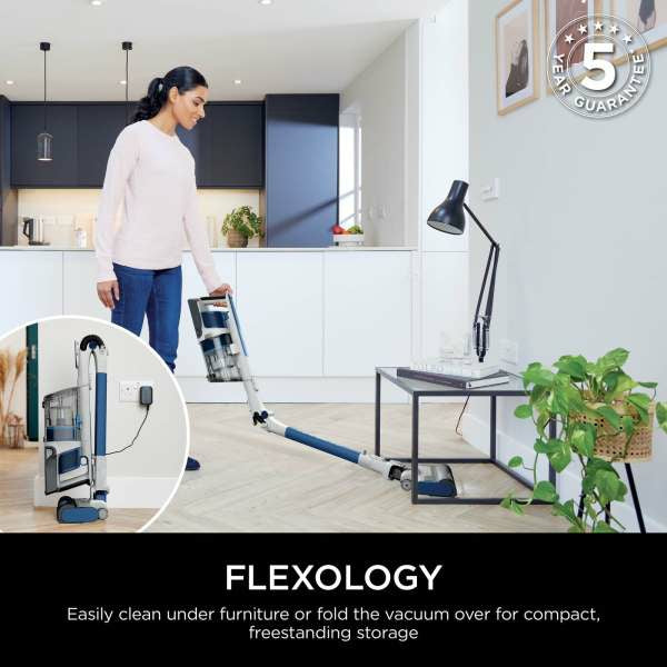 Shark PowerPro Cordless Stick Vacuum - Navy Metallic | IZ380UK from Shark - DID Electrical