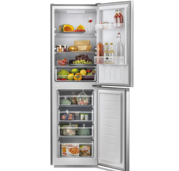 Frost free fridge freezers. No maintenance required. The unit stops ice from building up so you'll never need to defrost your freezer. ()