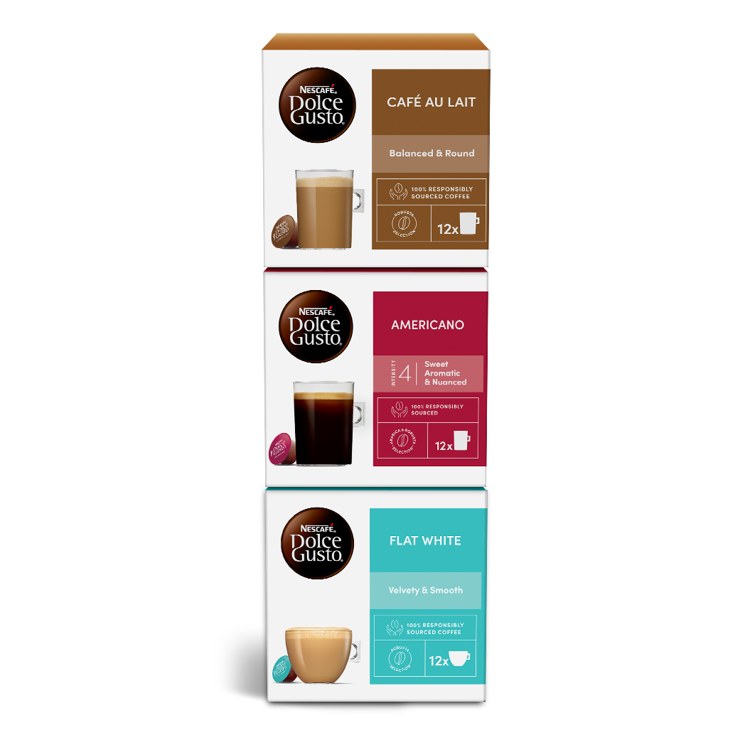 Nescafé DolceGusto Piccolo XS Pod Coffee Machine by De'Longhi - Value Bundle - Black | EDG210.BBUNDL from DeLonghi - DID Electrical