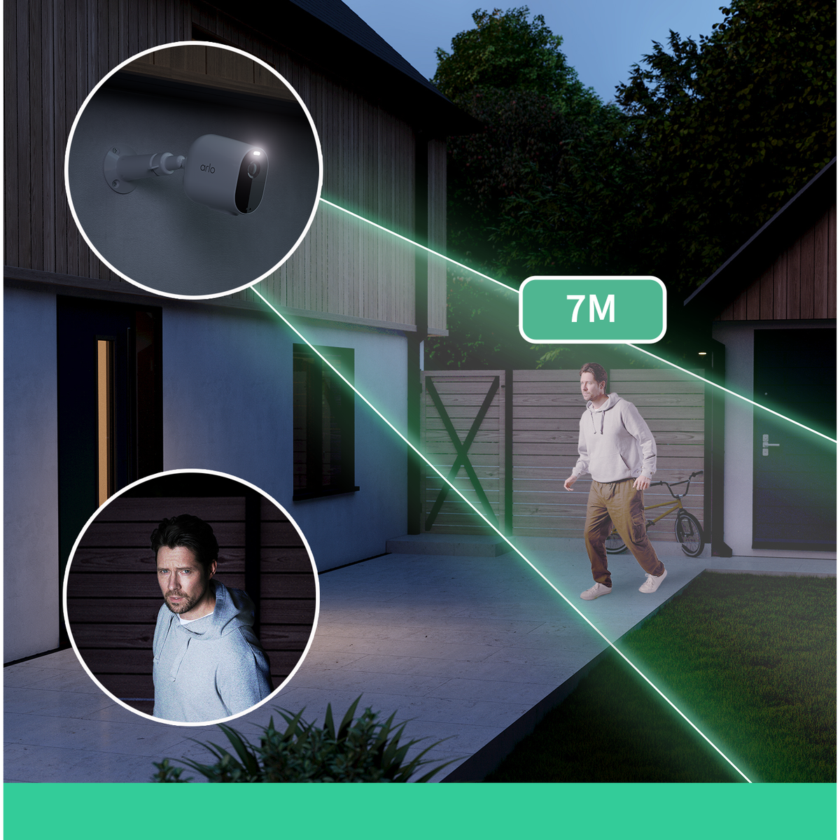 Arlo Essential Spotlight WiFi Security Camera Pack of 1 - White | VMC2030100EUS from Arlo - DID Electrical