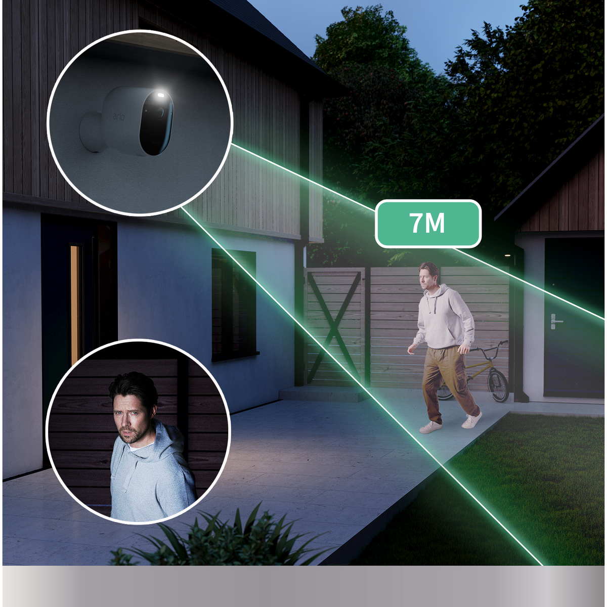 Arlo Pro 4 Outdoor Wi-Fi Security Camera Pack of 2 - White | VMC4250P100EUS from Arlo - DID Electrical