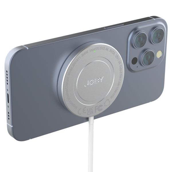 Joby Magnetic Wireless Charger - Silver | JB01811-BWW from Joby - DID Electrical