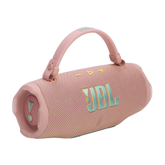 JBL Charge 6 Portable Bluetooth Speaker - Pink | JBLCHARGE6PINK from JBL - DID Electrical