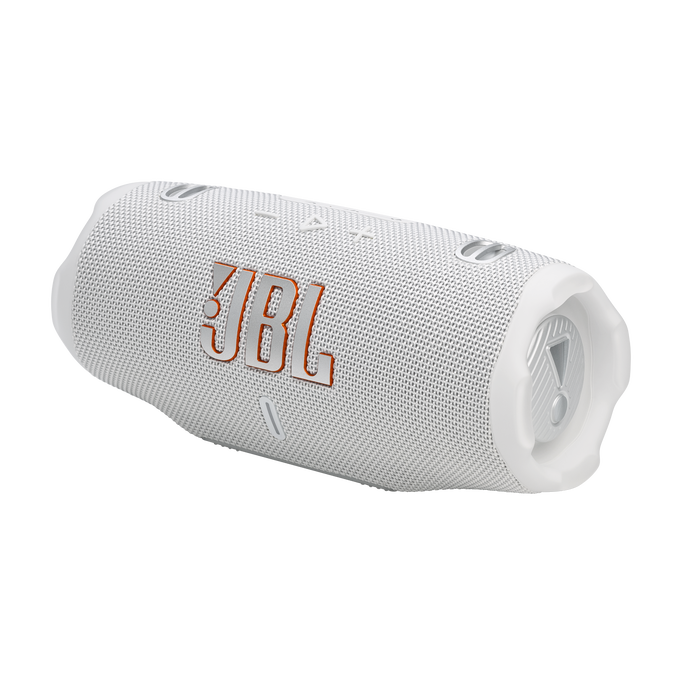 JBL Charge 6 Portable Bluetooth Speaker - White | JBLCHARGE6WHT from JBL - DID Electrical