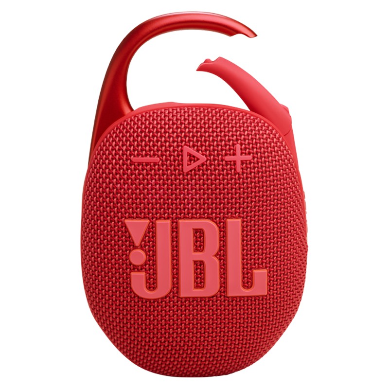 JBL Clip 5 Wireless Portable Bluetooth Speaker - Red | JBLCLIP5RED from JBL - DID Electrical