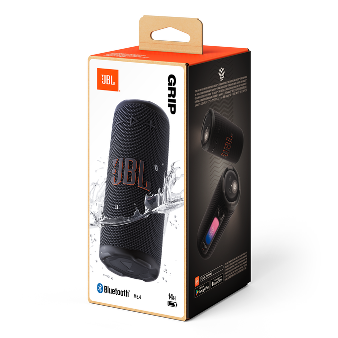 JBL Grip Portable Bluetooth Speaker - Black | JBLGRIPBLK from JBL - DID Electrical