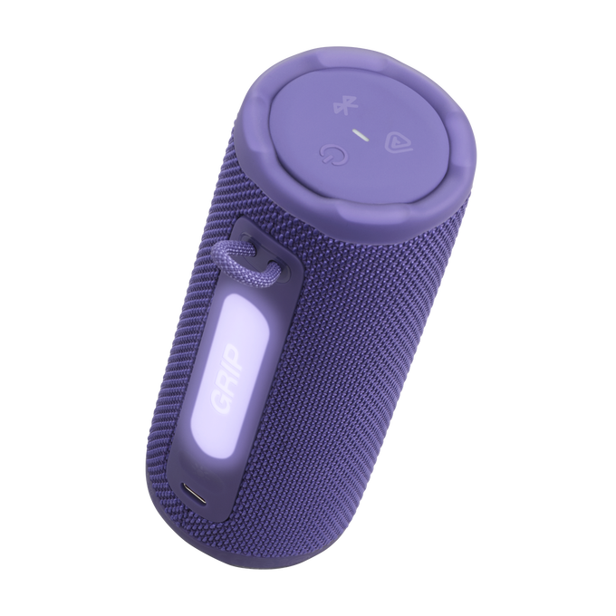 JBL Grip Portable Bluetooth Speaker - Purple | JBLGRIPPUR from JBL - DID Electrical