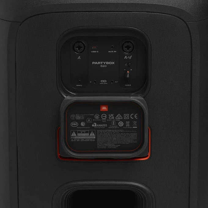 JBL PartyBox 520 Bluetooth Party Speaker - Black | JBLPARTYBOX520EU