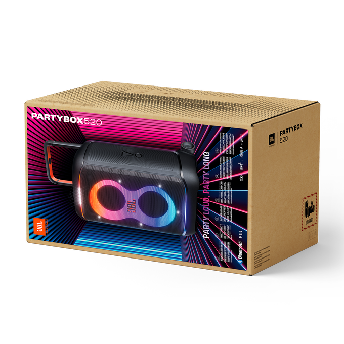 JBL PartyBox 520 Bluetooth Party Speaker - Black | JBLPARTYBOX520EU