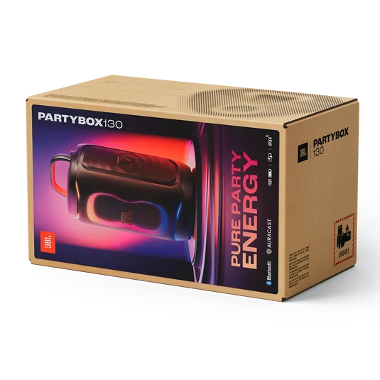JBL PartyBox 130 Bluetooth Party Speaker - Black | JBLPB130BLKUK