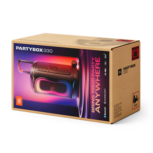 JBL PartyBox 330 Bluetooth Party Speaker - Black | JBLPB330BLKUK