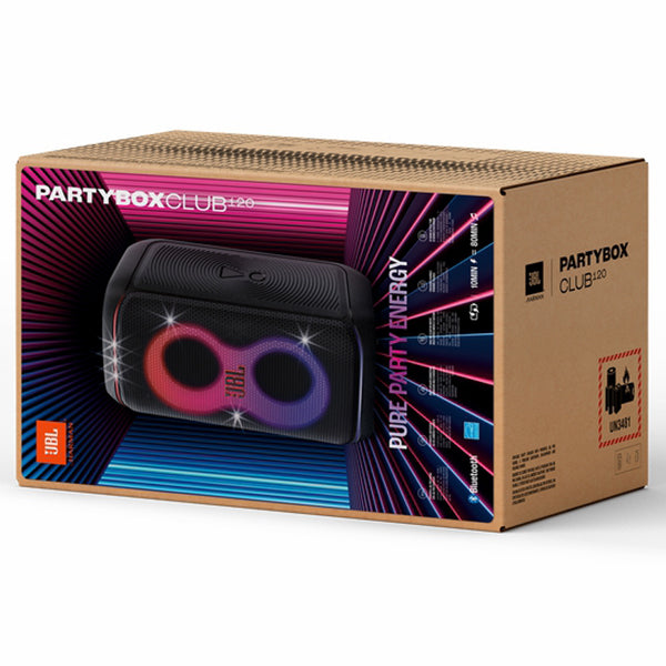 JBL PartyBox Club 120 Portable Bluetooth Party Speaker - Black | JBLPBCLUB120UK from JBL - DID Electrical