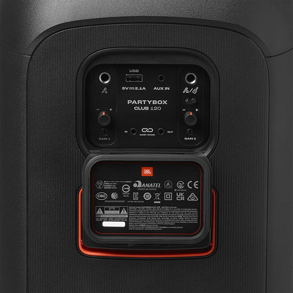 JBL PartyBox Club 120 Portable Bluetooth Party Speaker - Black | JBLPBCLUB120UK from JBL - DID Electrical