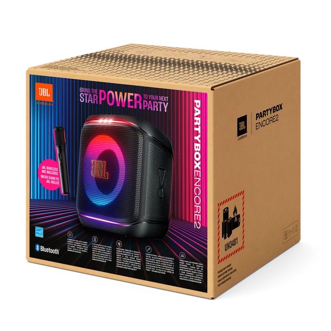 JBL PartyBox Encore 2 Bluetooth Party Speaker - Black | JBLPBENCORE2UK