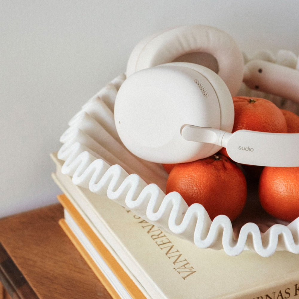 Sudio K2 Over-Ear Wireless Bluetooth Headphone - Cream White | K2WHT from Sudio - DID Electrical