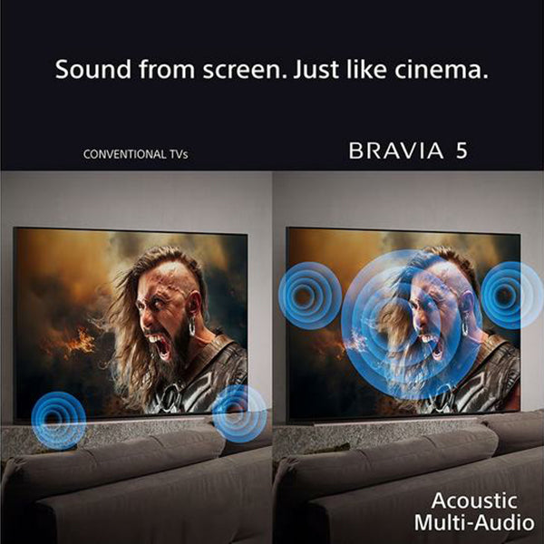 Sony Bravia 5 55" 4K Smart TV - Black | K55XR55B.UKA from Sony - DID Electrical