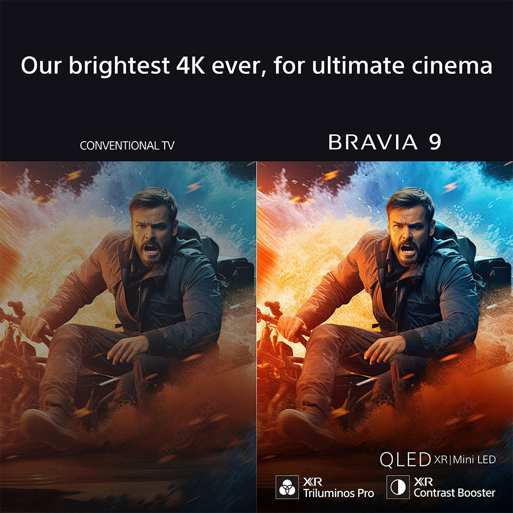 Sony Bravia 9 75" 4K Smart TV - Black | K75XR90PU