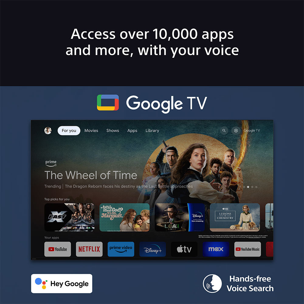 Sony Bravia 9 75" 4K Smart TV - Black | K75XR90PU
