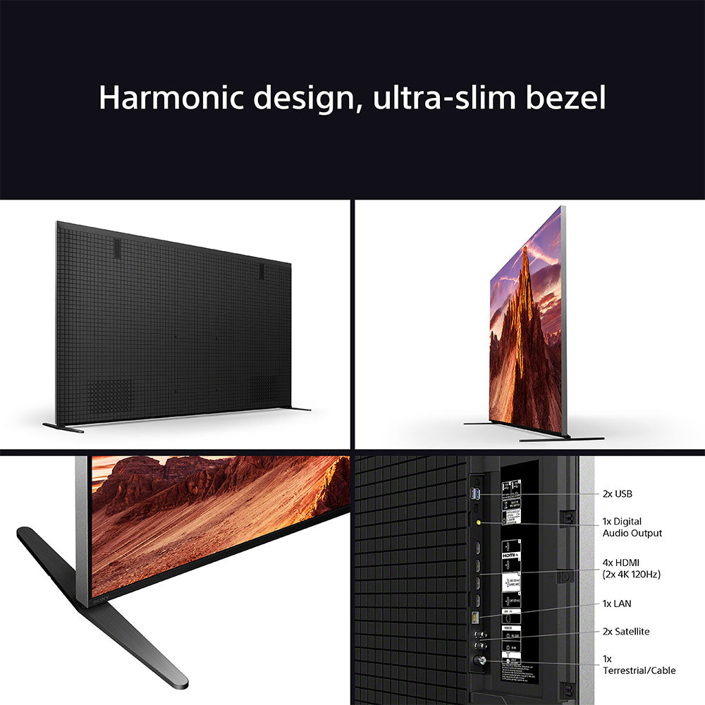 Sony Bravia 9 75" 4K Smart TV - Black | K75XR90PU