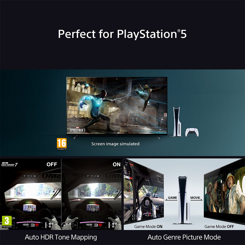 Sony Bravia 9 75" 4K Smart TV - Black | K75XR90PU