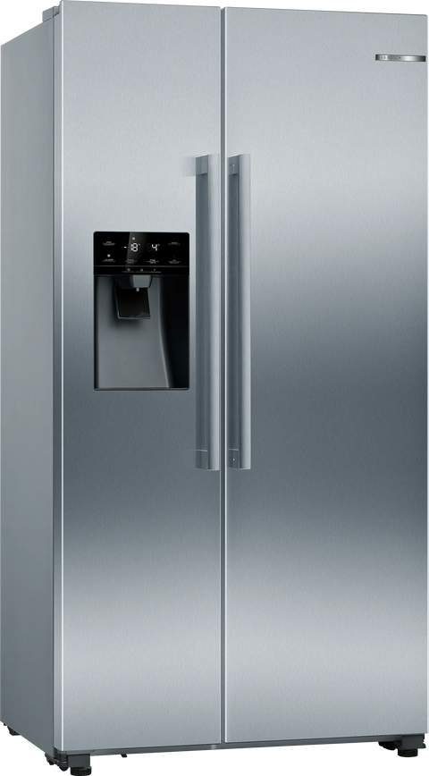 Bosch Series 6 562L Frost Free Freestanding American Style Fridge Freezer - Stainless Steel | KAD93AIERG