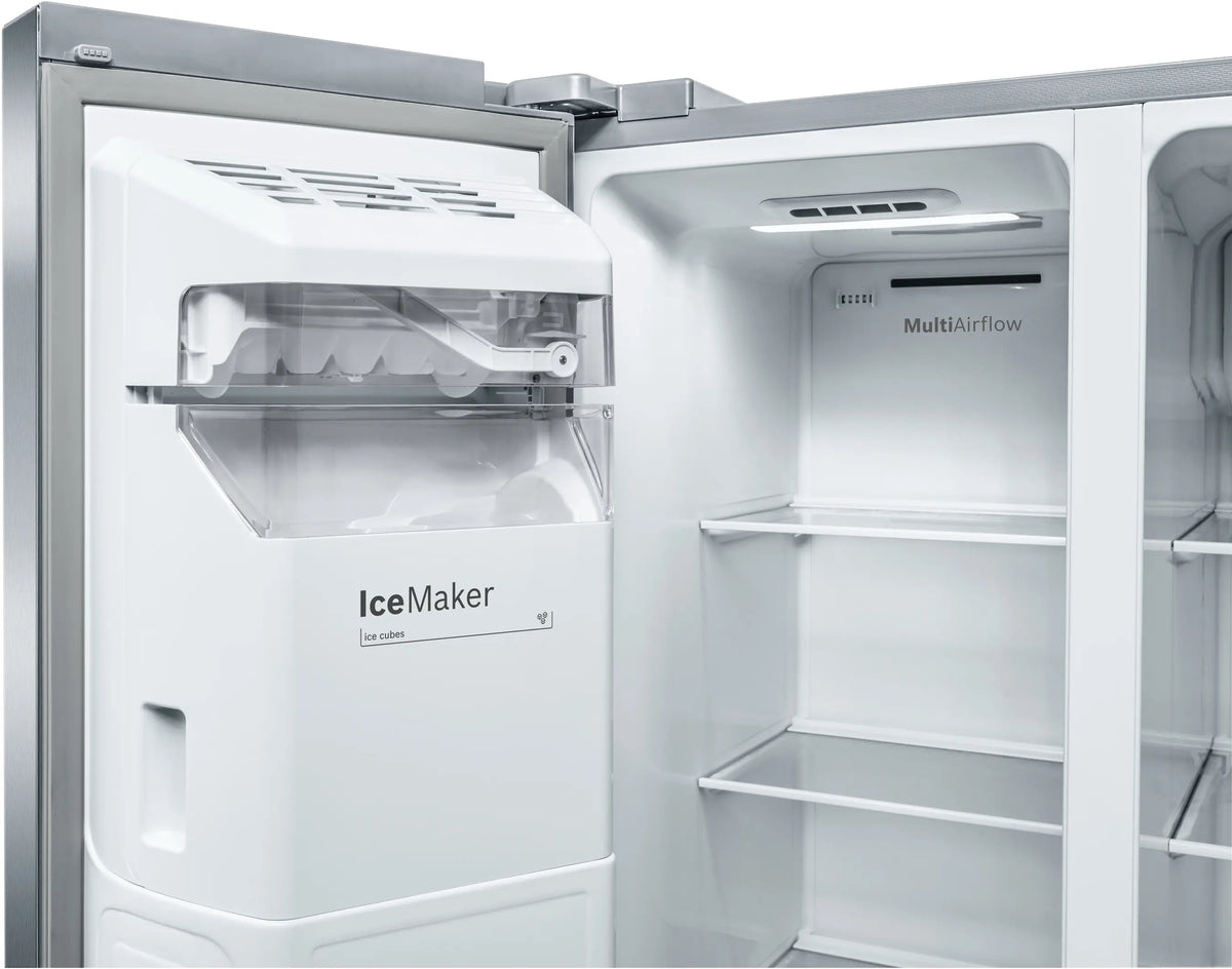 Bosch Series 6 562L Frost Free Freestanding American Style Fridge Freezer - Stainless Steel | KAD93AIERG