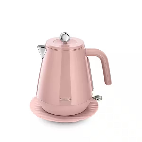 DeLonghi Eclettica 3000W Kettle - Pink | KBY3001.PK from DeLonghi - DID Electrical