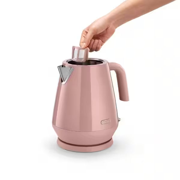 DeLonghi Eclettica 3000W Kettle - Pink | KBY3001.PK from DeLonghi - DID Electrical