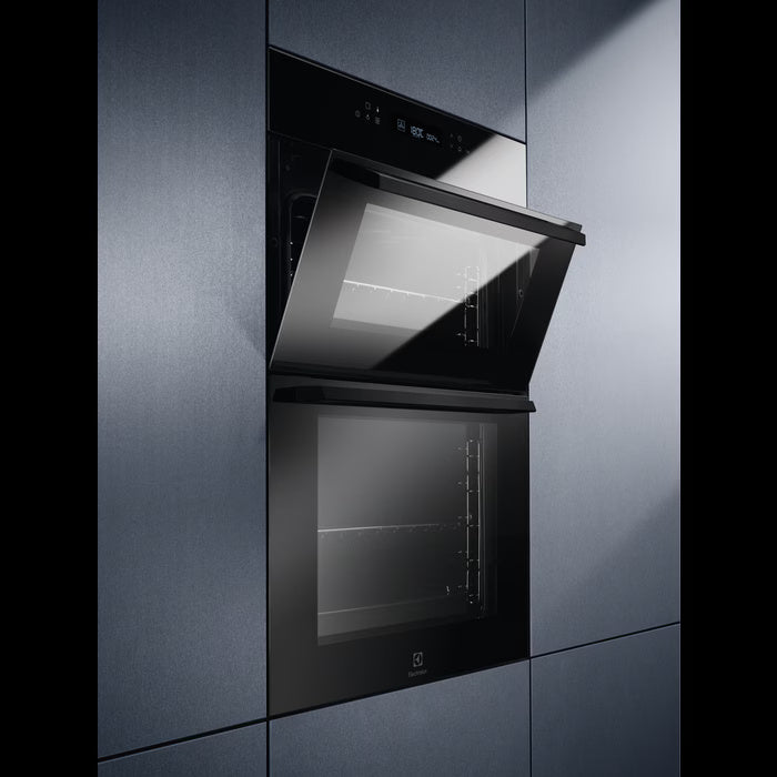 Electrolux 600 SurroundCook 61L Built-In Electric Double Oven - Black | KDFCC00K