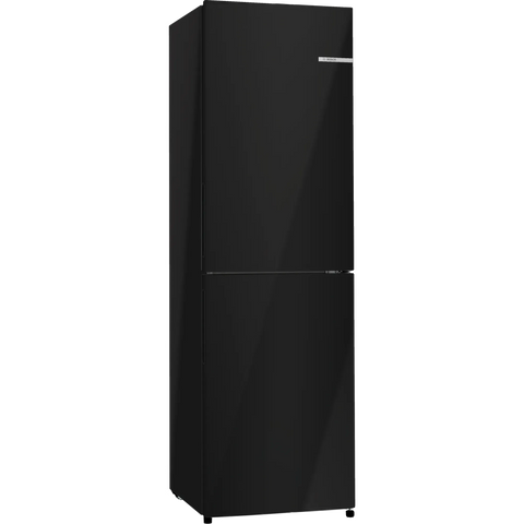 Bosch Series 2 255L Frost Free Freestanding Fridge Freezer - Black | KGN27NBEAG