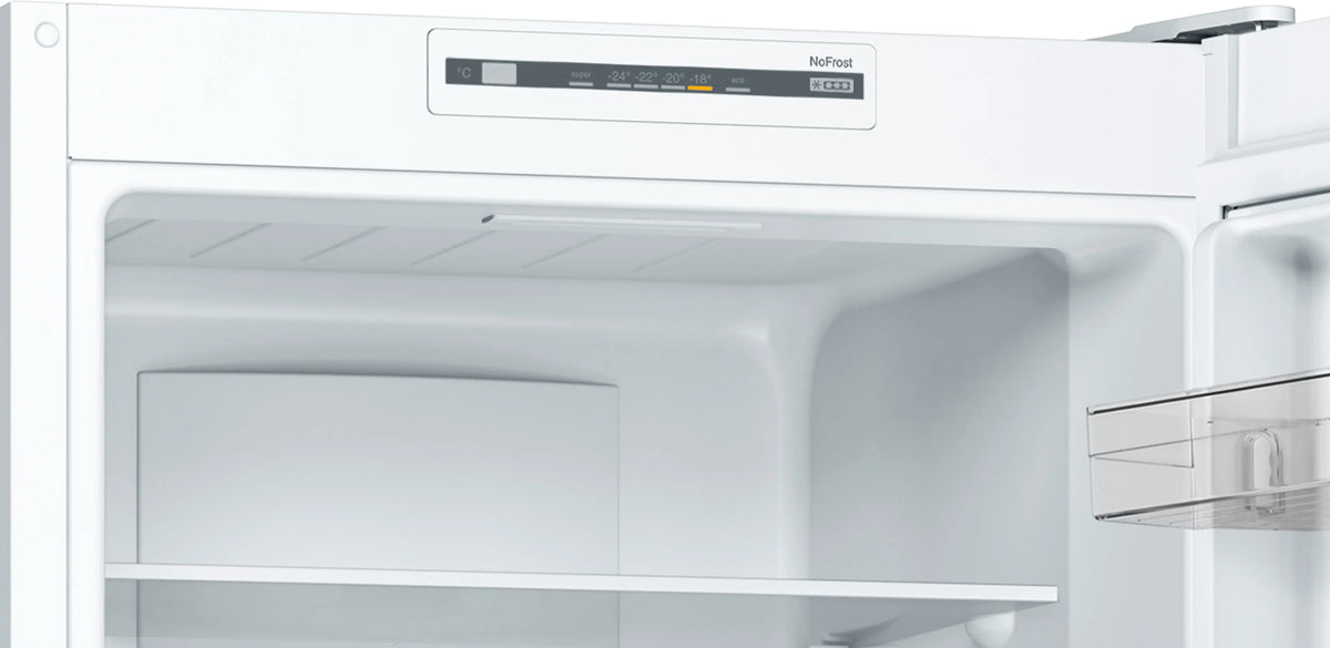 Bosch Series 2 282L Frost Free Freestanding Fridge Freezer - White | KGN33NWEBG