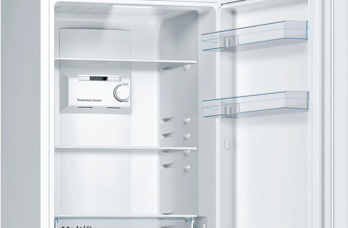 Bosch Series 2 282L Frost Free Freestanding Fridge Freezer - White | KGN33NWEBG
