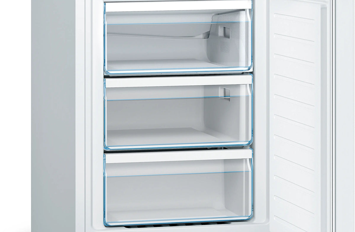 Bosch Series 2 282L Frost Free Freestanding Fridge Freezer - White | KGN33NWEBG