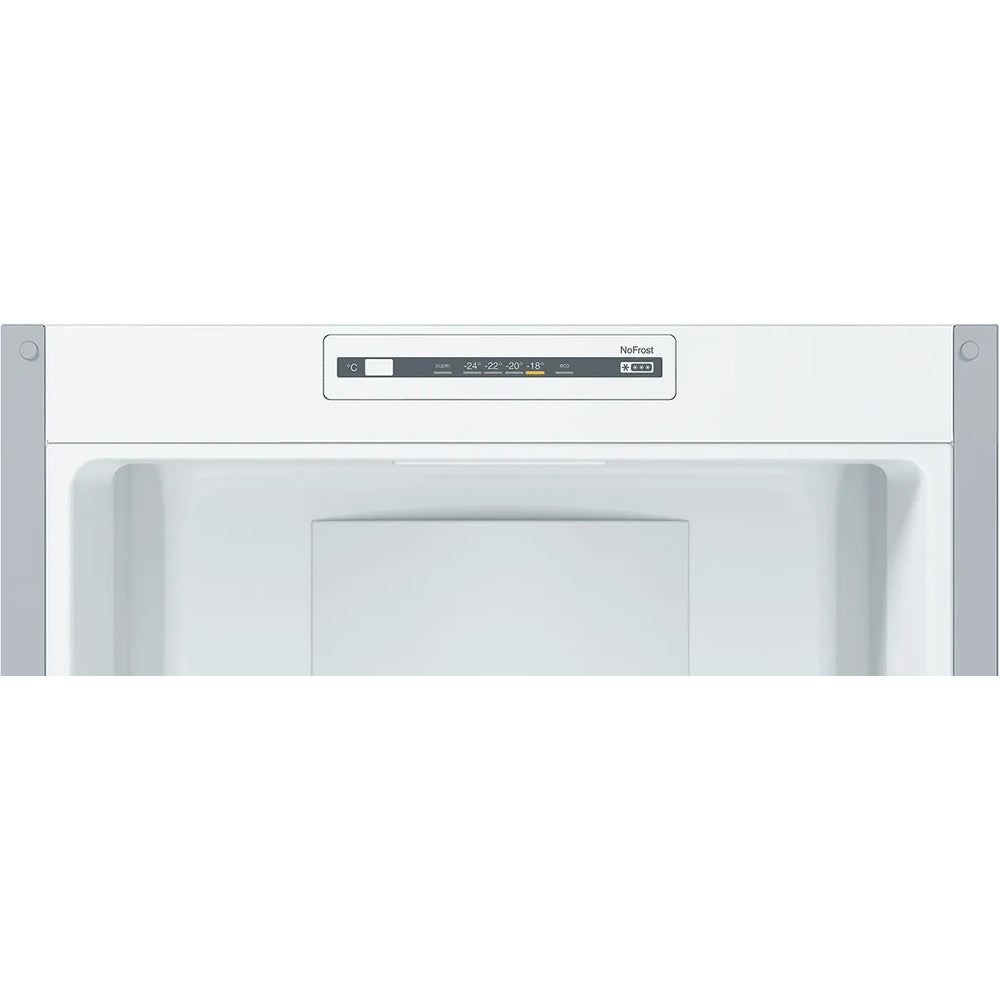 Bosch Series 2 186X60CM Frost Free Freestanding Fridge Freezer - Stainless Steel | KGN34NLEAG from Bosch - DID Electrical