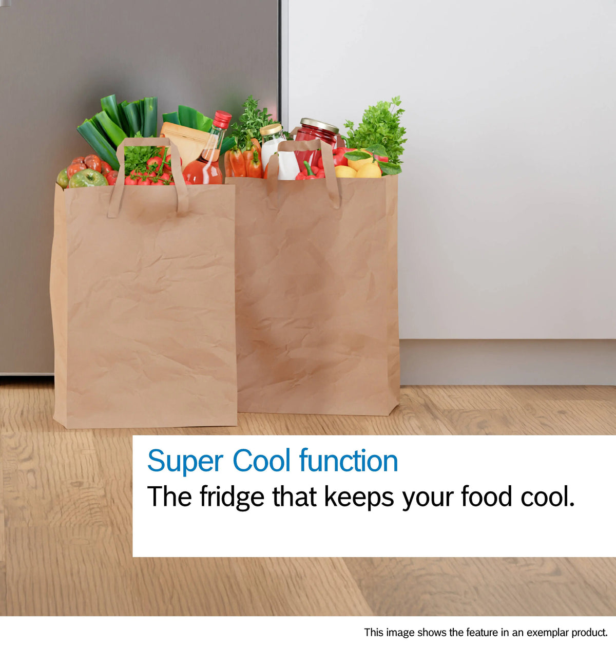 Bosch Series 4 368L Frost Free Freestanding Fridge Freezer - Stainless Steel | KGN392LEBG
