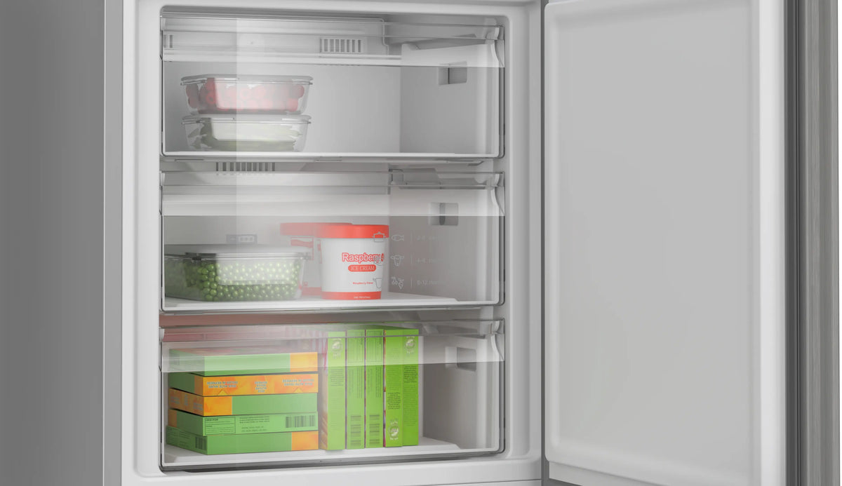 Bosch Series 4 440L Frost Free Freestanding Fridge Freezer - Stainless Steel | KGN492LDFG