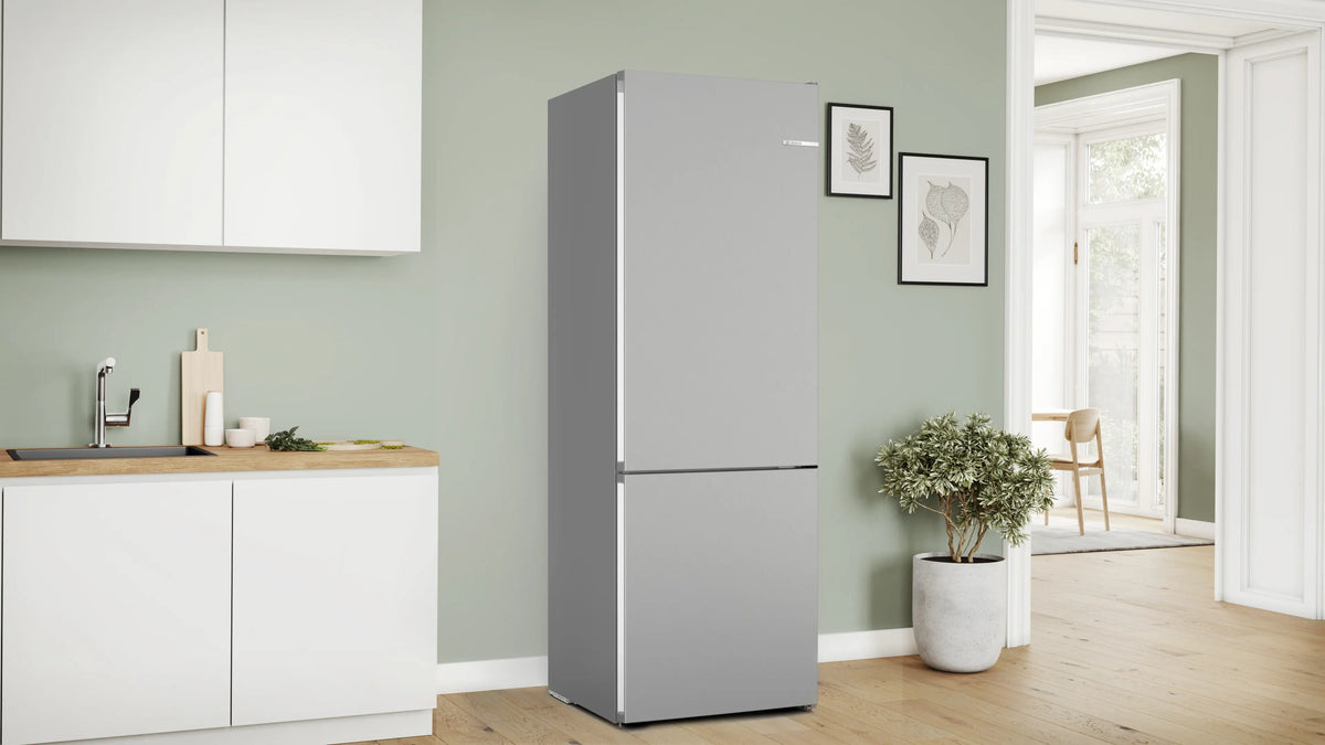 Bosch Series 4 440L Frost Free Freestanding Fridge Freezer - Stainless Steel | KGN492LDFG