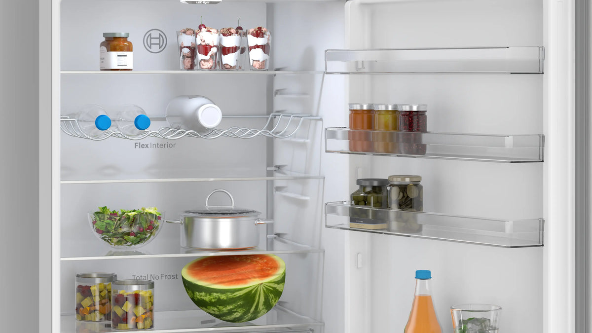 Bosch Series 4 440L Frost Free Freestanding Fridge Freezer - Stainless Steel | KGN492LDFG