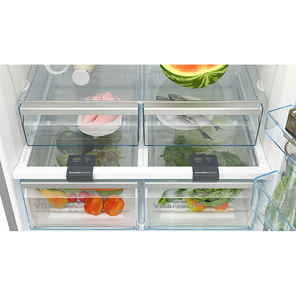 Bosch Series 4 631L Freestanding Fridge Freezer - Stainless Steel | KGN86VIEA from Bosch - DID Electrical