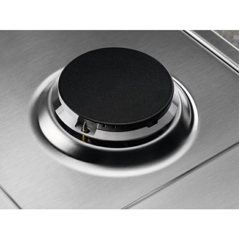 Electrolux 74CM 4 Burner Gas Hob - Stainless Steel | KGS75662SX from Electrolux - DID Electrical