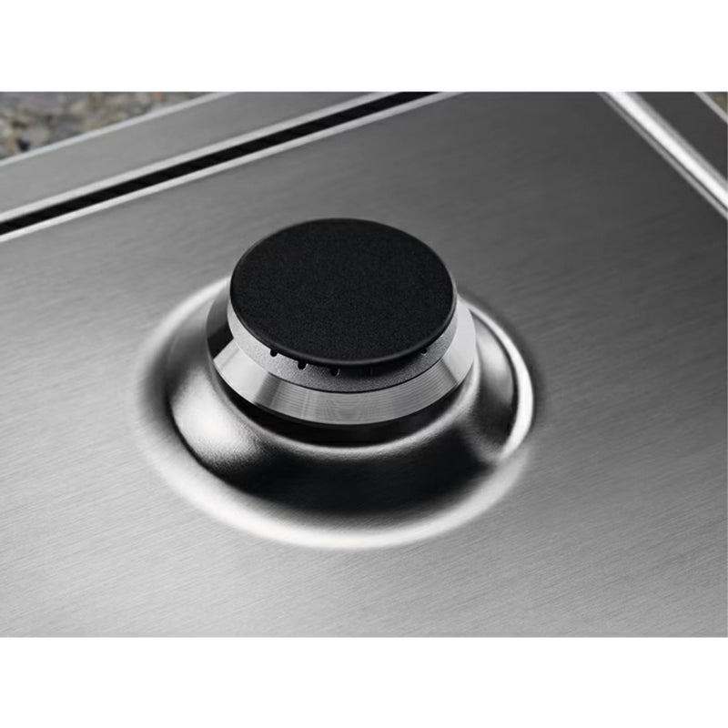 Electrolux 74CM 4 Burner Gas Hob - Stainless Steel | KGS75662SX from Electrolux - DID Electrical