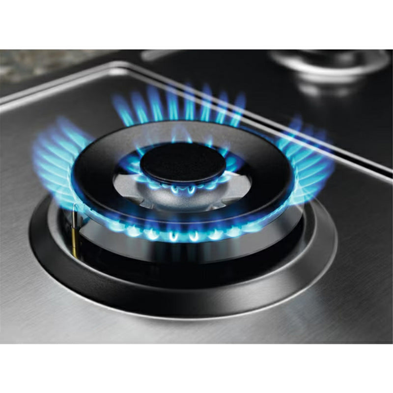 Electrolux 74CM 4 Burner Gas Hob - Stainless Steel | KGS75662SX from Electrolux - DID Electrical