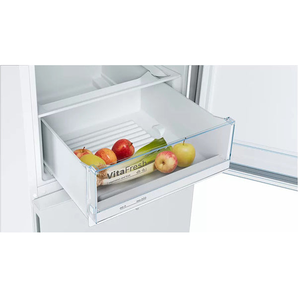 Bosch 70/30 Serie 4 343L Freestanding Fridge Freezer - White | KGV39VWEAG from Bosch - DID Electrical