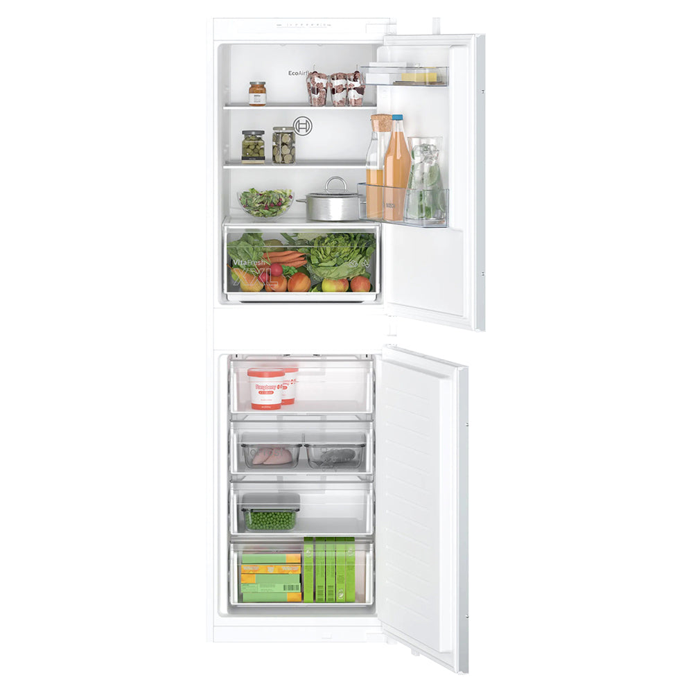 Bosch Series 2 249L Frost Free Built-In Fridge Freezer - White | KIN85NSE0G from Bosch - DID Electrical