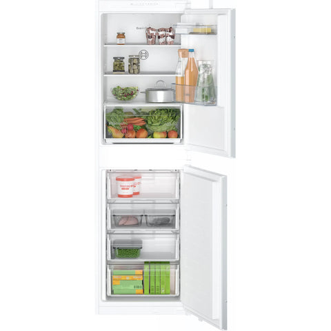 Bosch Series 2 249L Frost Free Built-In Fridge Freezer - White | KIN85NSE0G